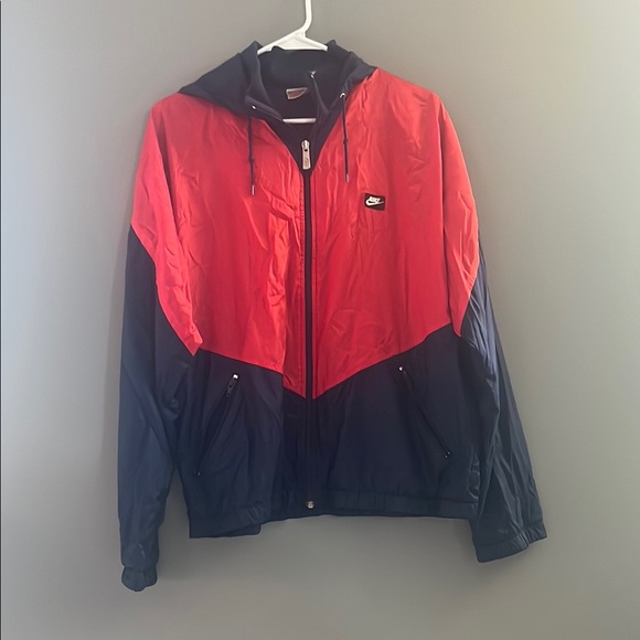Nike Other - Nike Men's Bold Red and Navy Windbreaker